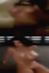 Backyard naked housewife