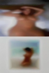 Old women swinging beach